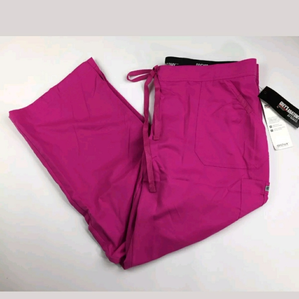 Greys Anatomy Cosmo Pink Four Pocket Scrub Pants